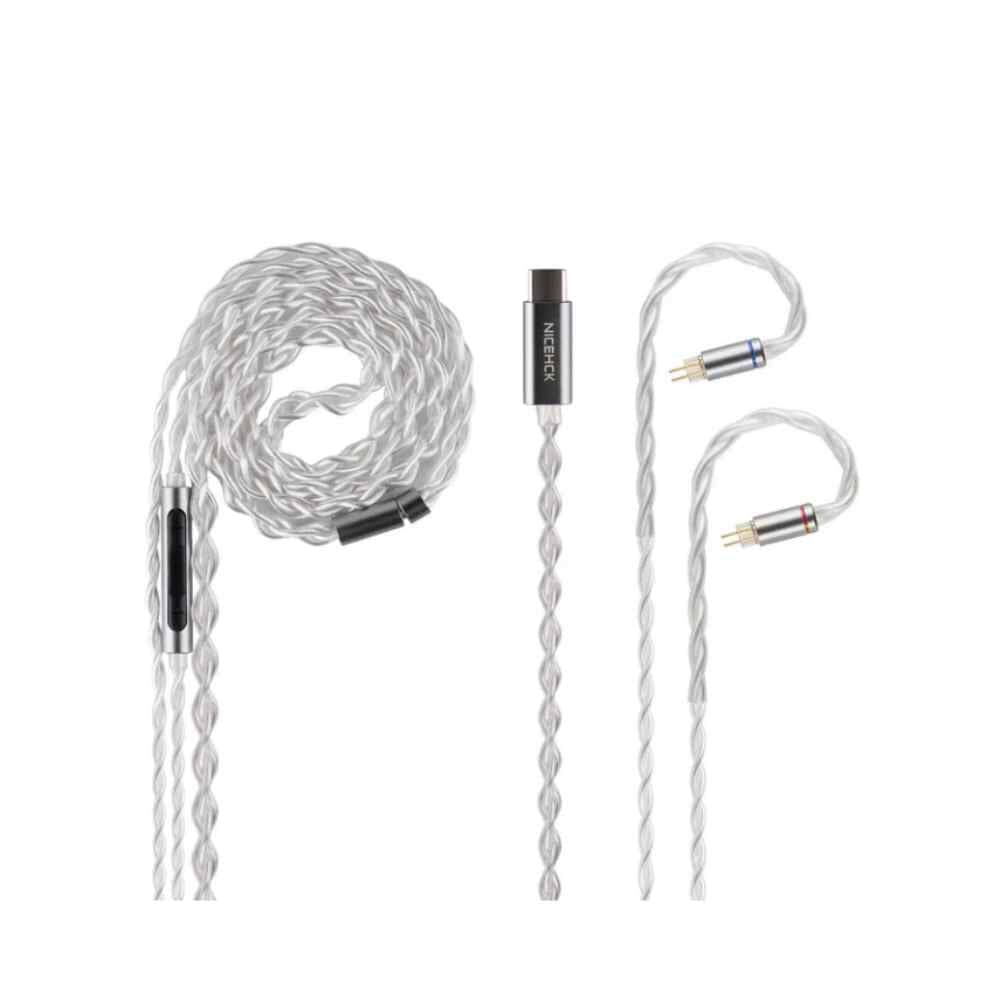 NiceHCK SP4 Type-C Decoding Upgrade Cable with Microphone HiFiGo SP4