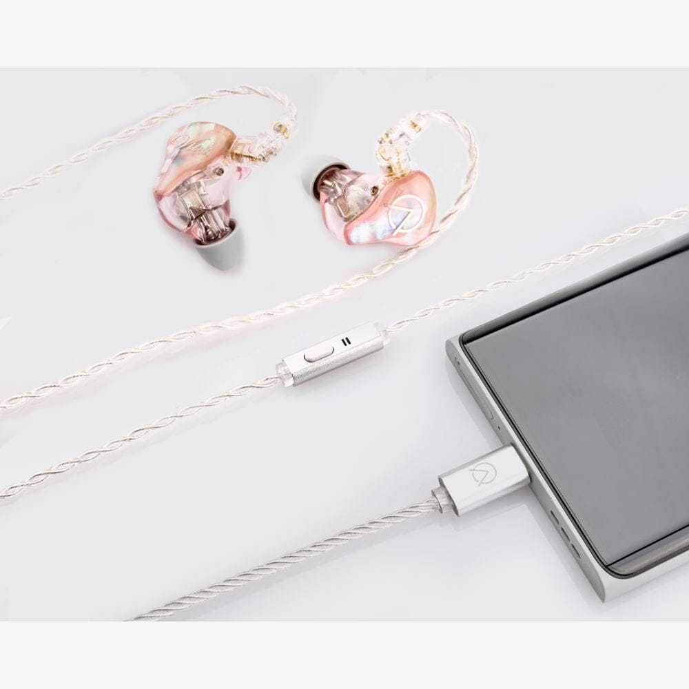 Open Audio Witch Pro Pink Version DSP 1DD + 1BA In-Ear Monitors HiFiGo