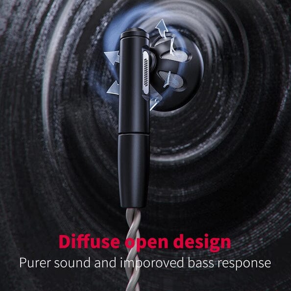 Open Box FiiO FF5 Carbon-based 14.2mm Dynamic Driver Earbuds (Ships Only to Japan) HiFiGo