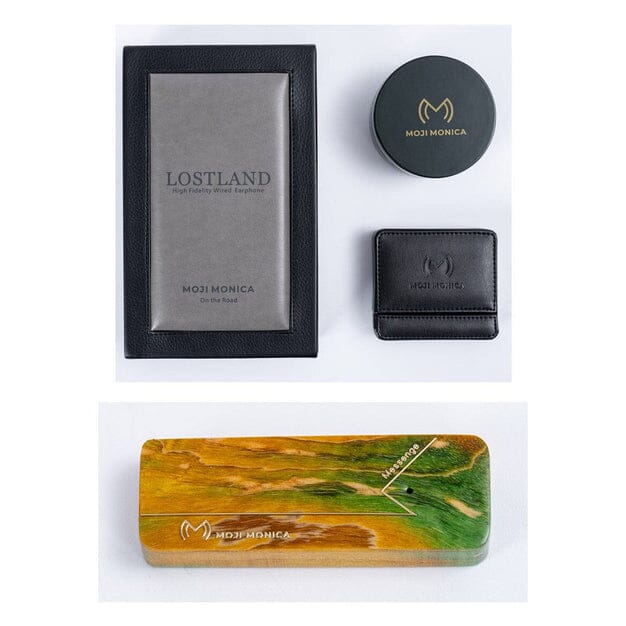 Open Box MOJI MONICA Lostland 10mm DD + 2 BA + 1 Piezo Electric In-Ear Monitors HiFiGo