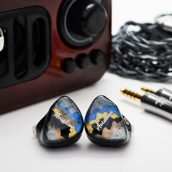 Open Box QoA Aviation 3 Knowles BA+1 DD Hybrid In-Ear Monitors HiFiGo