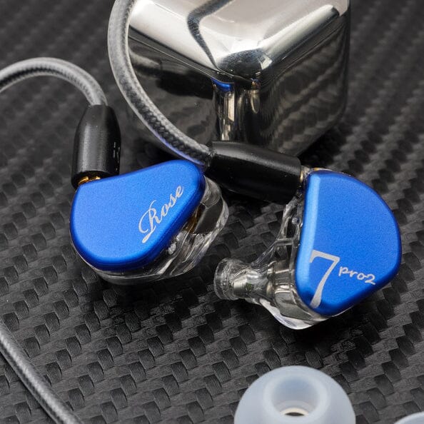 Open Box Rose Technics QT-7 PRO2 1DD+2BA Hybrid Drivers IEMs (Ships Only to Japan) HiFiGo