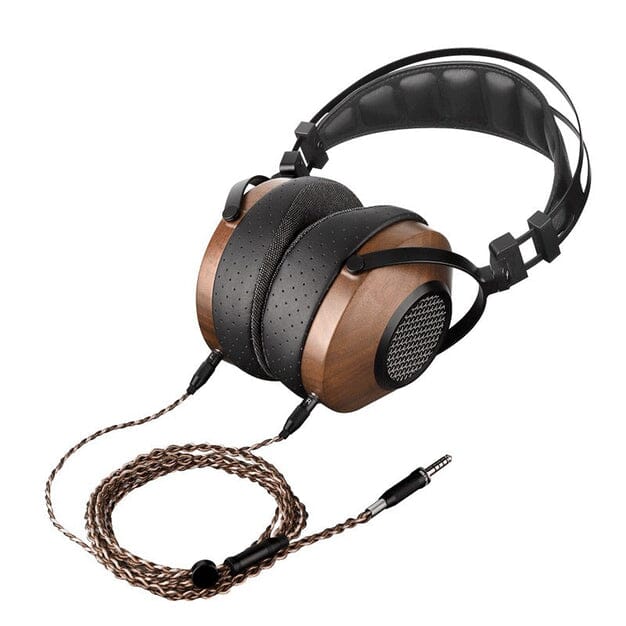 Open Box SIVGA SV023 Open Back Walnut Wooden Dynamic Driver Hi-Fi Headphone HiFiGo