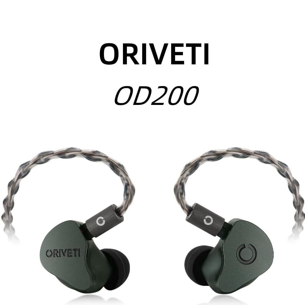ORIVETI OD200 Single Be-Coated 9.8mm Dynamic Driver HiFi IEMs HiFiGo OD200- Green