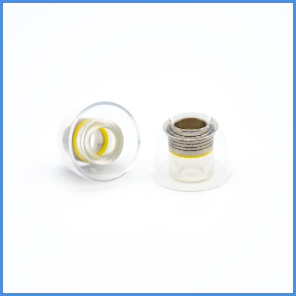 Pentaconn Coreir Brass Metal Core Eartips For 4.5-5.5mm Nozzle HiFiGo