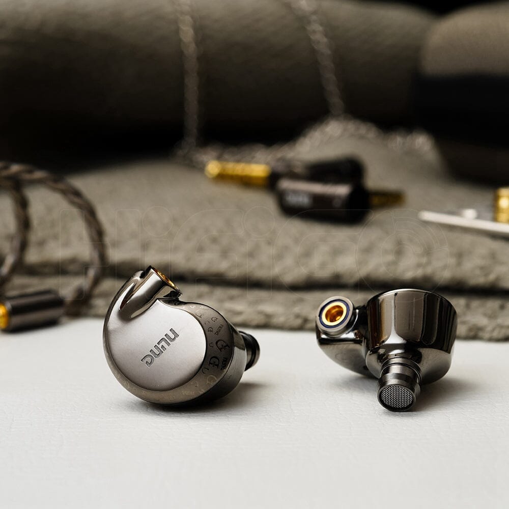 Pre-Order DUNU Falcon Ultra Titanium Grey Loong Year Edition Dynamic Driver IEMs HiFiGo
