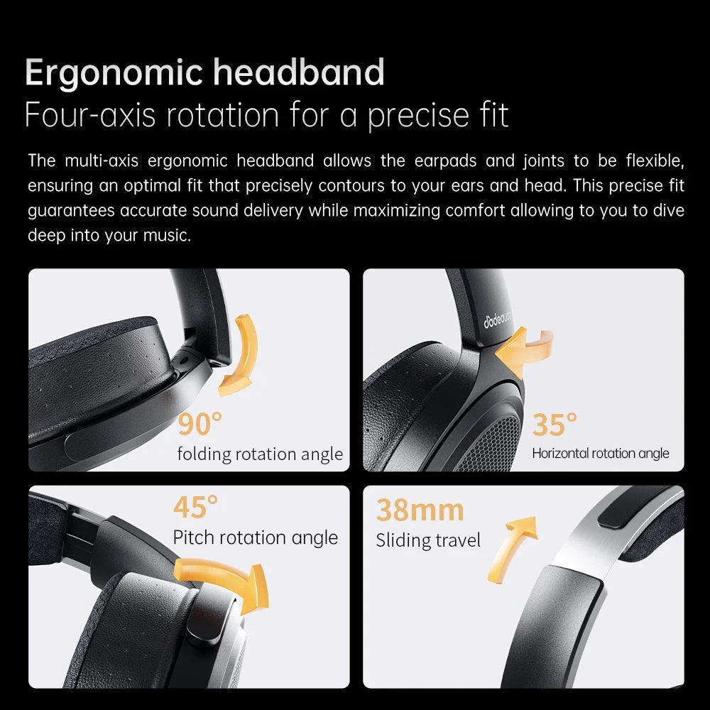 Pre-Order FiiO JT7 Planar Magnetic Driver Open-Back Headphones FiiO