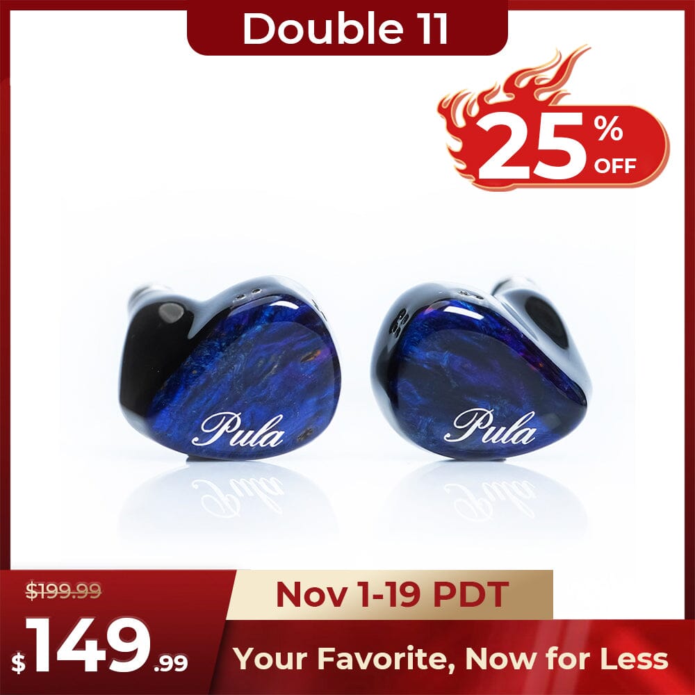 イヤホン HiFiGo Pula Anvil114 1DD+1BC+4BA PULA ANVIL114 1DD+1BC+4BA Drivers IEMs