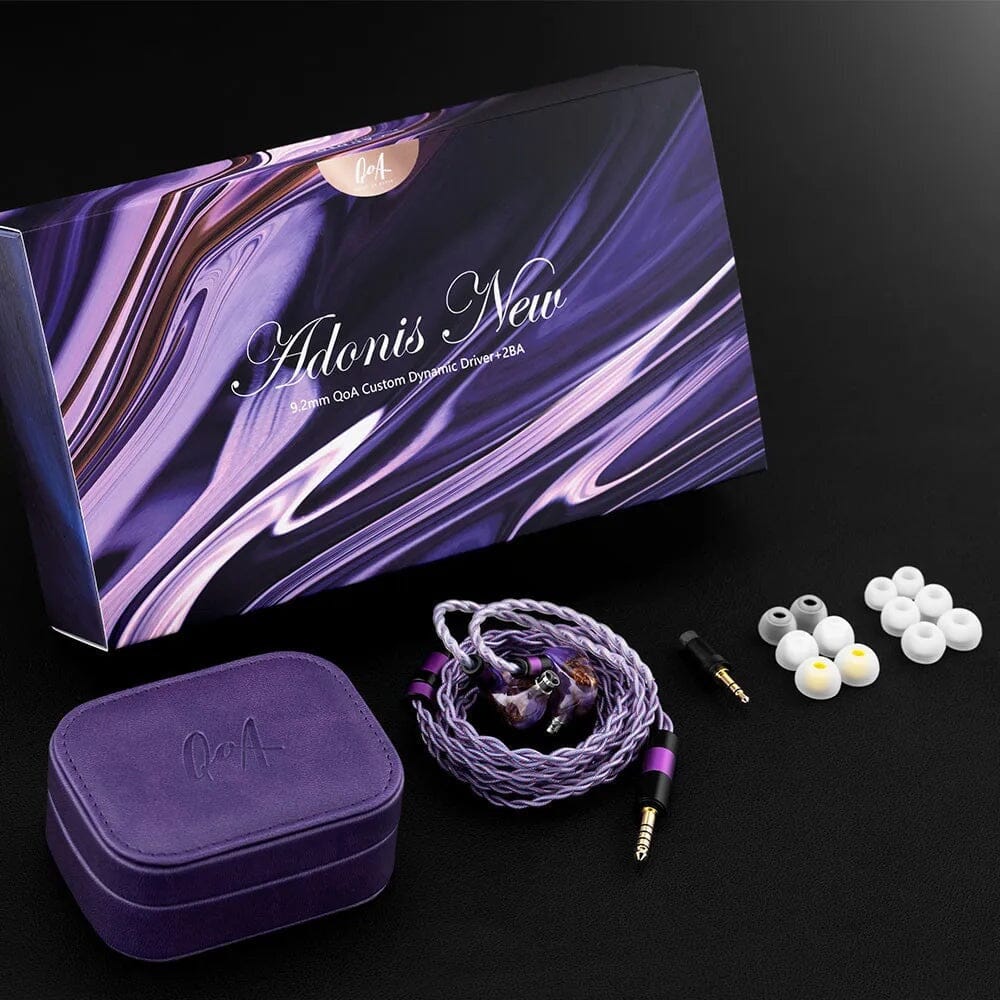 QoA Adonis 2 New 1DD+2BA Hybrid In Ear Earphones HiFiGo