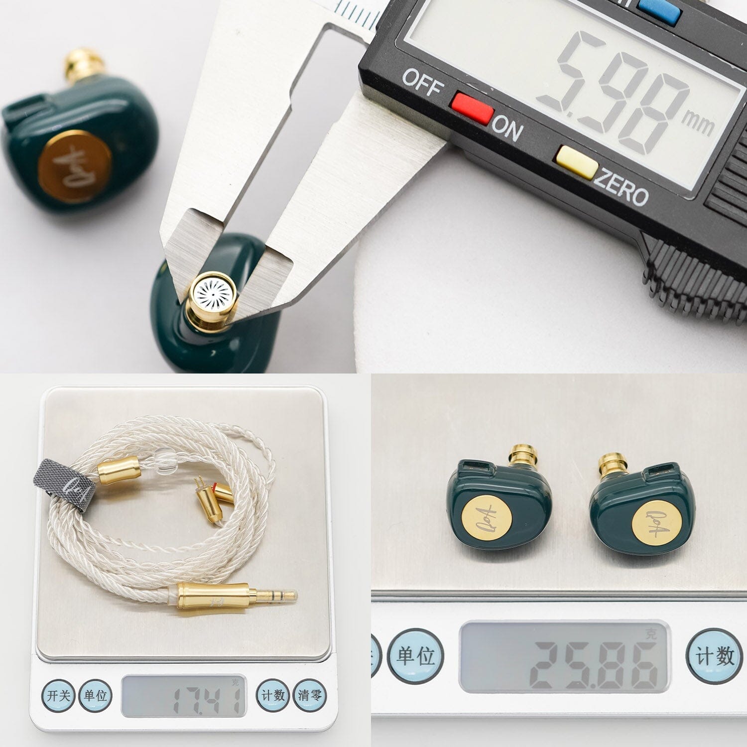 QoA Gimlet 10mm Dynamic Driver In-Ear Monitors Earphone IEMs Earphone HiFiGo