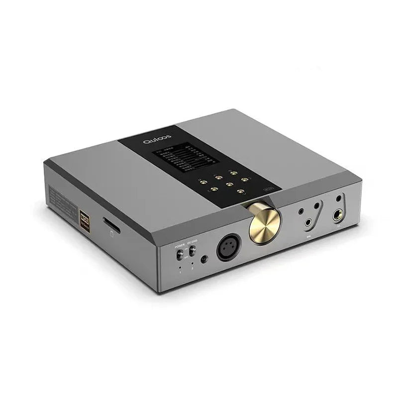 QULOOS QLS QA390 MOD ES9038PRO Desktop Music Player Decorder HiFiGo Ti-Grey