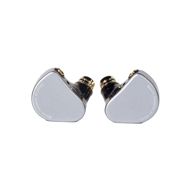 Rose Technics QT9-MK3 1DD + 4BA Hybrid In-Ear HiFi Headphones HiFiGo MK3-Lunar Silver