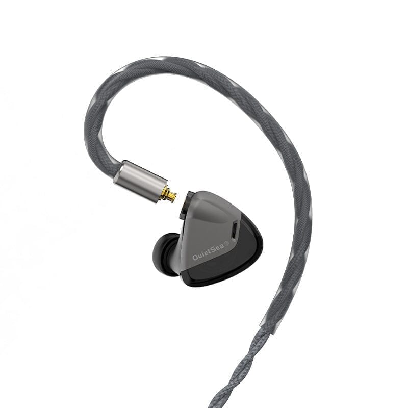 Rose Technics QuietSea Wired Dynamic IEMs In-Ear Monitors Earphone HiFiGo QuietSea-Gray 3.5mm