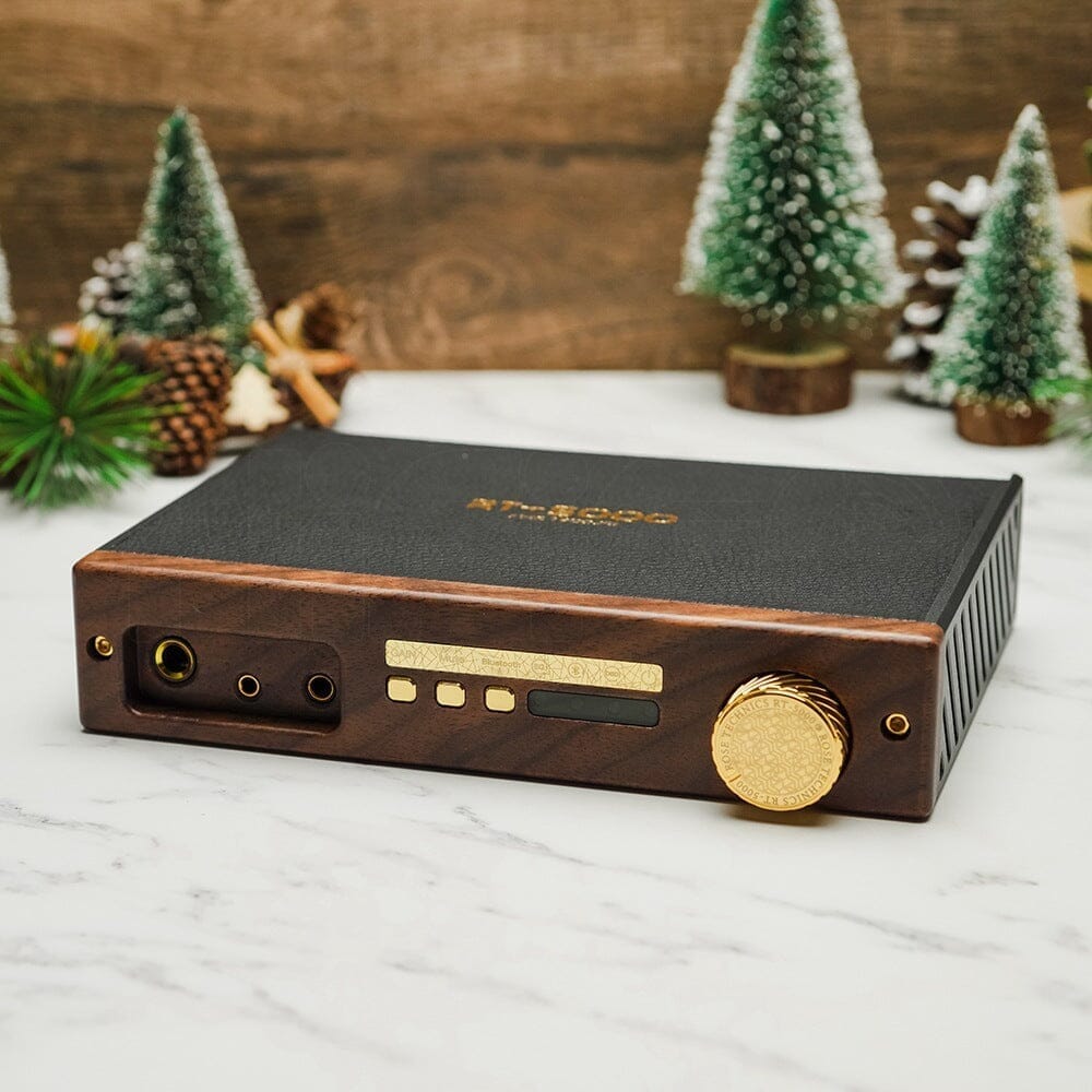 Rose Technics RT5000/ RT-5000 Dual High-End ES9038Pro Integrated DAC & Headphone AMP HiFiGo RT5000-EU Plug-Black