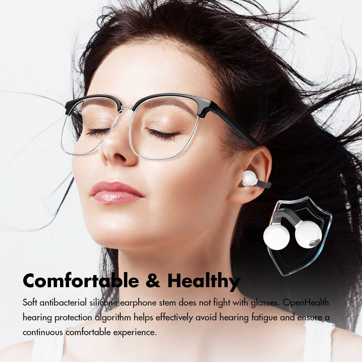 ROSESELSA OpenFree 10mm Dynamic Driver Earbuds HiFiGo