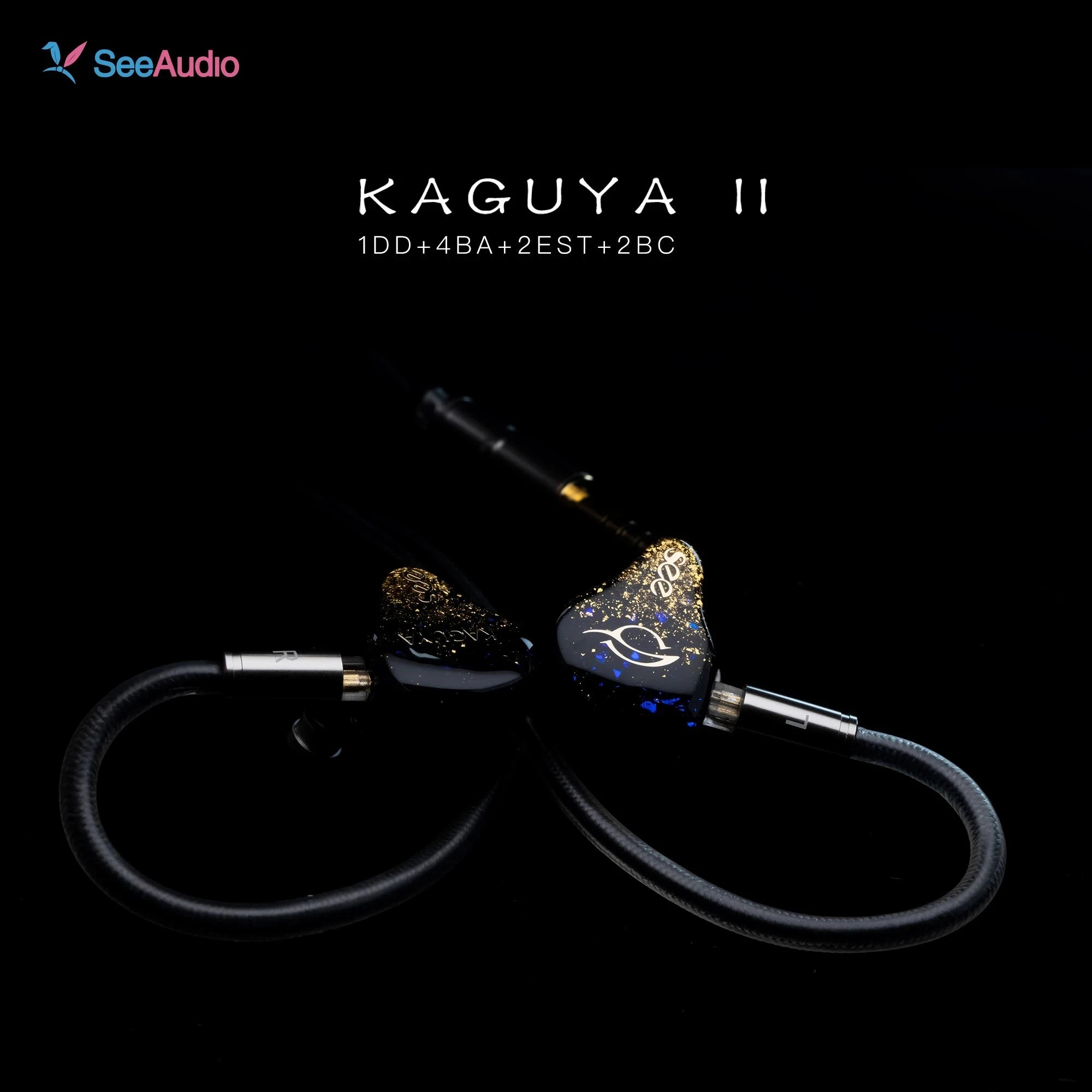 SeeAudio KAGUYA II / KAGUYA 2 1DD+4BA+2BC+2EST IEMs HiFiGo