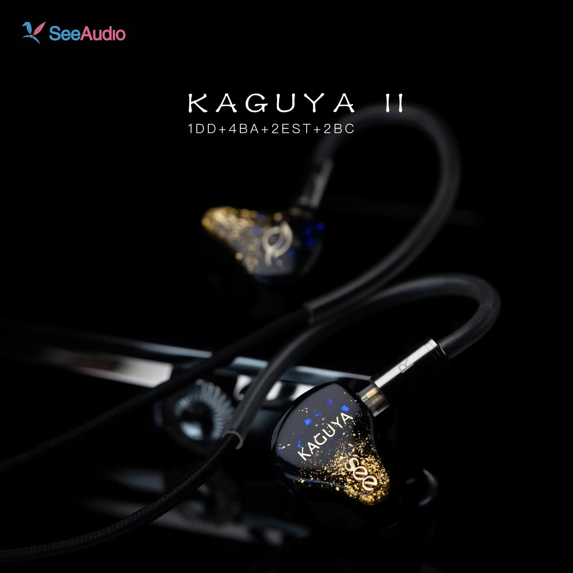 SeeAudio KAGUYA II / KAGUYA 2 1DD+4BA+2BC+2EST IEMs HiFiGo