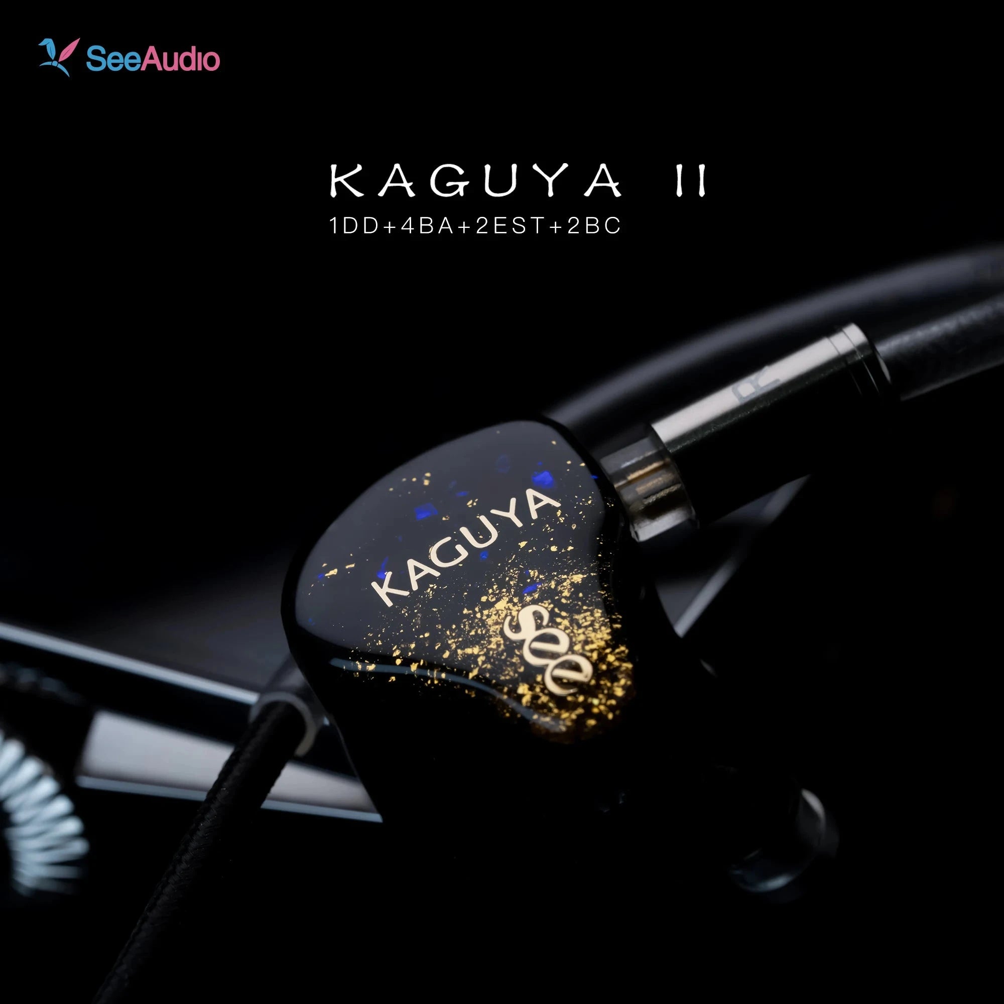 SeeAudio KAGUYA II / KAGUYA 2 1DD+4BA+2BC+2EST IEMs HiFiGo