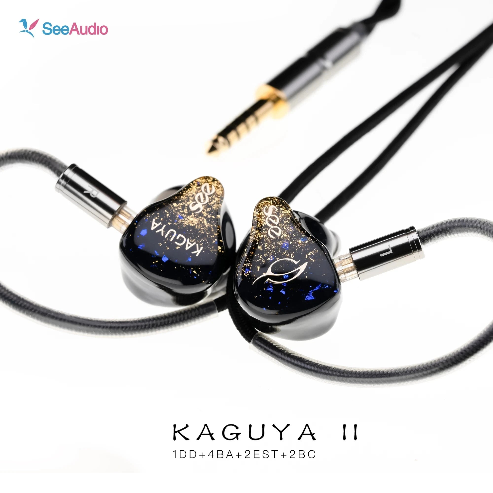 SeeAudio KAGUYA II / KAGUYA 2 1DD+4BA+2BC+2EST IEMs HiFiGo KAGUYA II