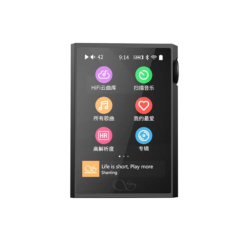 SHANLING M1 Plus ES9069Q Bluetooth 5.2 Portable Music Player HiFiGo M1 Plus-Black