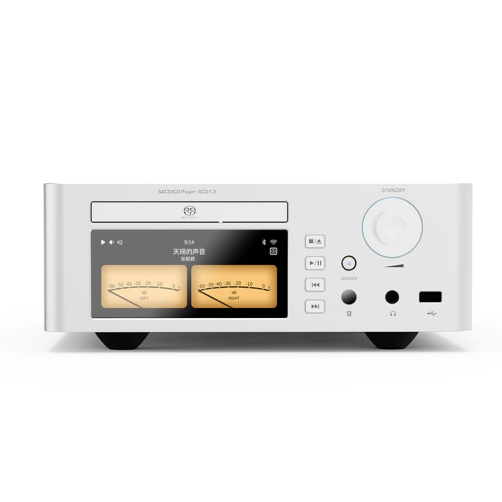 SHANLING SCD1.3 AKM4191EQ+AKM4499EX CD Player HiFiGo SCD1.3-Silver