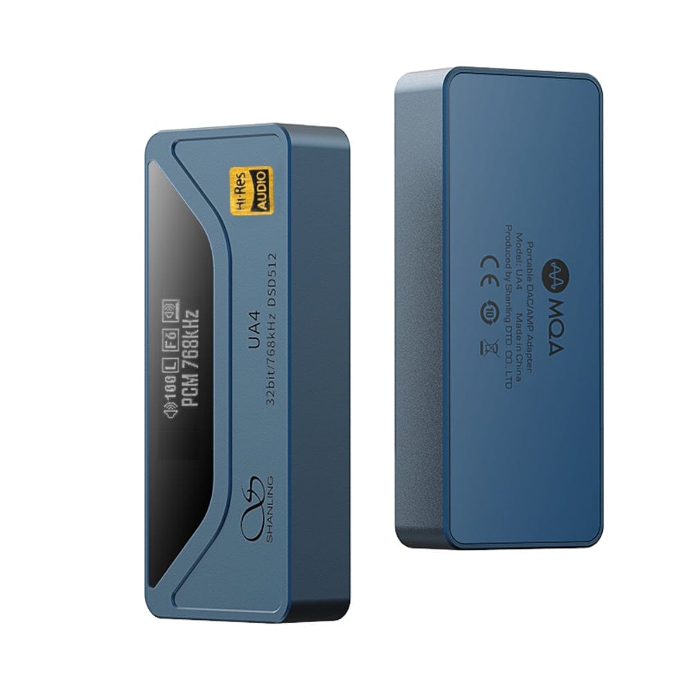 SHANLING UA4 Portable Balanced ES9069Q High-End DAC Chip Headphone AMP HiFiGo UA4 Deep Blue