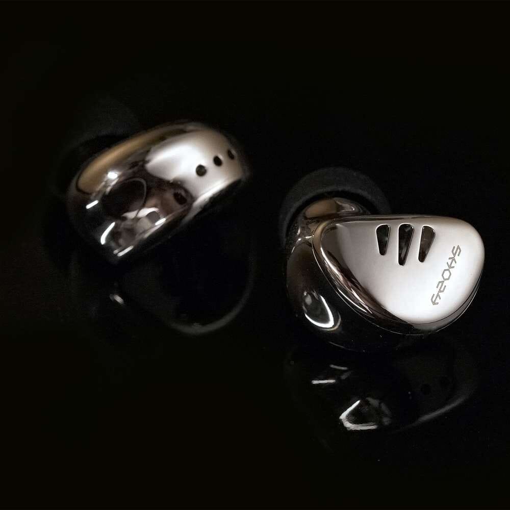 Shozy Black Hole Mini Stainless Steel Version Open Dynamic In-Ear Earphones HiFiGo