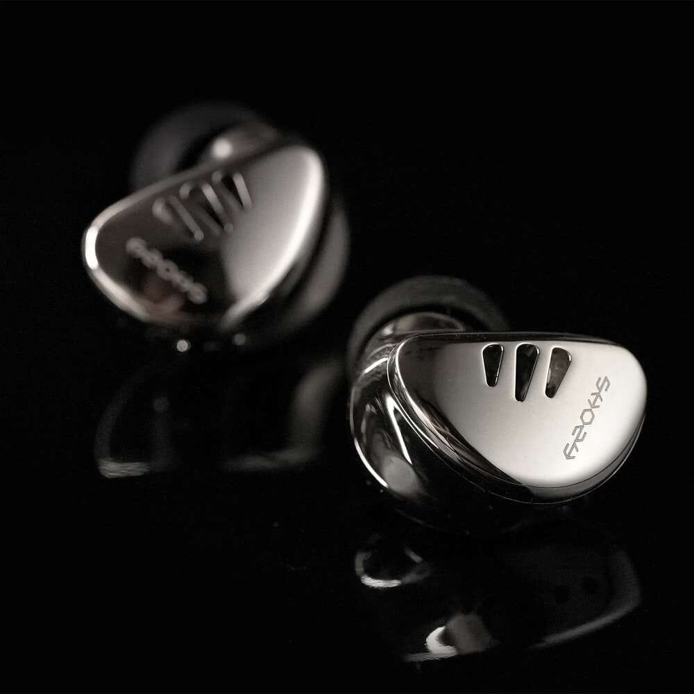 Shozy Black Hole Mini Stainless Steel Version Open Dynamic In-Ear Earphones HiFiGo Black Hole Mini-Silver