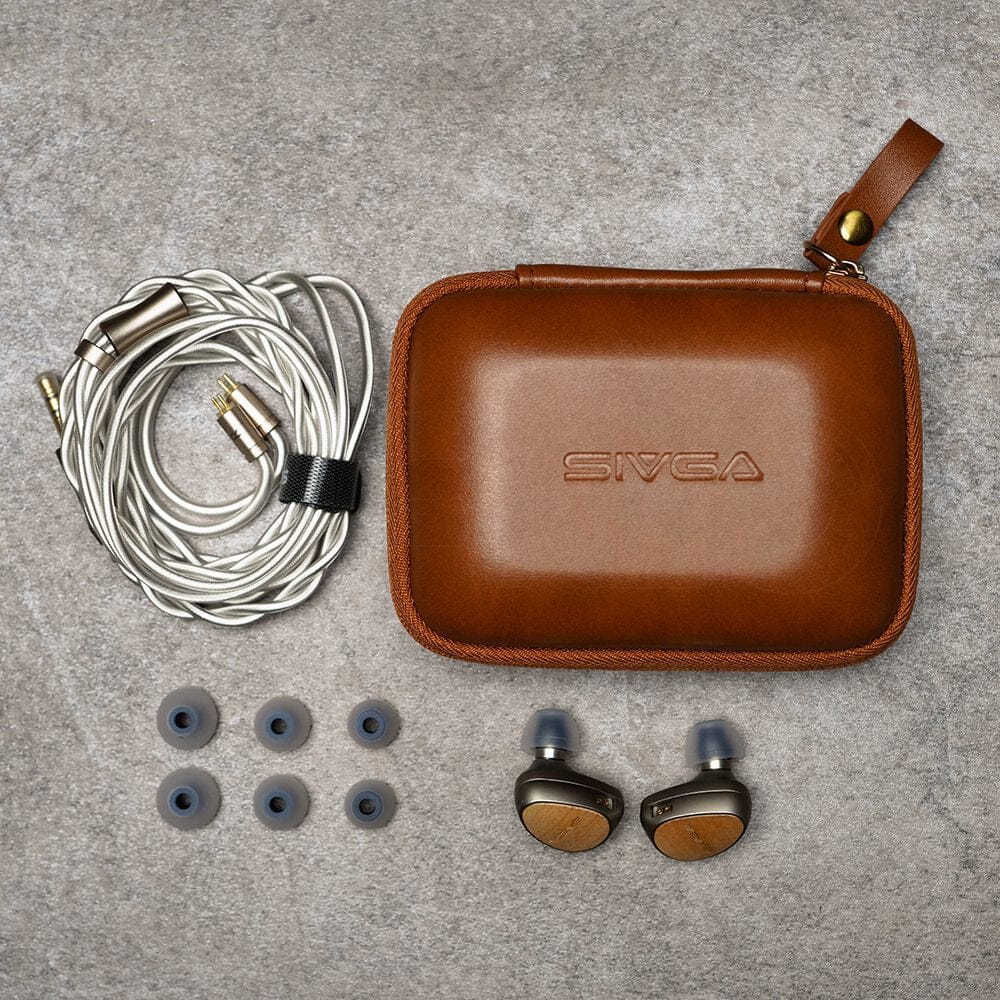 Sivga Que 10mm Beryllium Diaphragm Dynamic Driver In-Ear Earphone HiFiGo