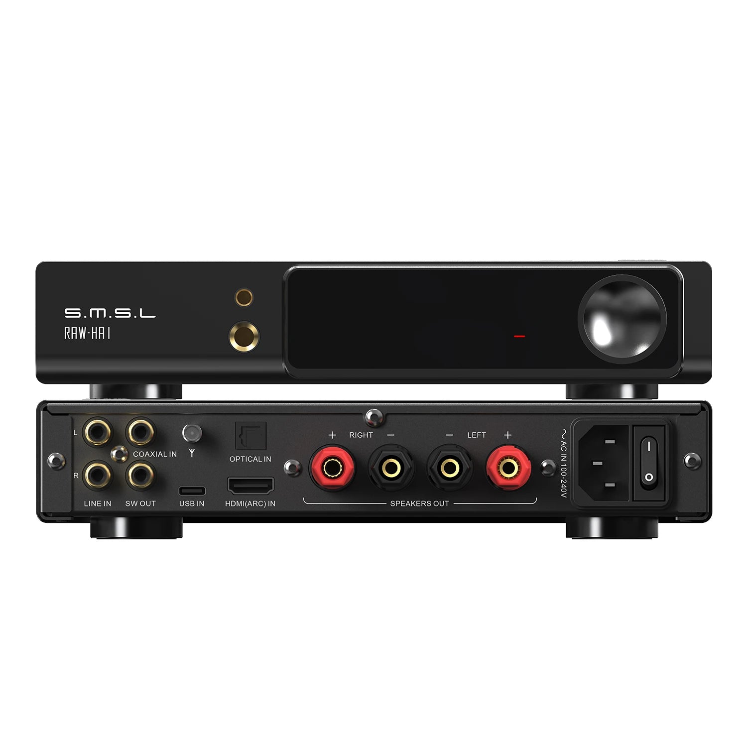 アンプ SMSL RAW-HA1 SMSL RAW-HA1 CS43131 Headphone Amplifier & Speaker Amplifier