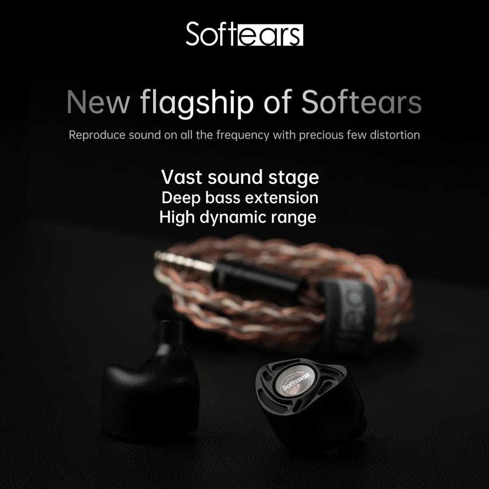 Softears Enigma 2DD+6BA+4EST Hybrid Drivers In-Ear Earphone HiFiGo