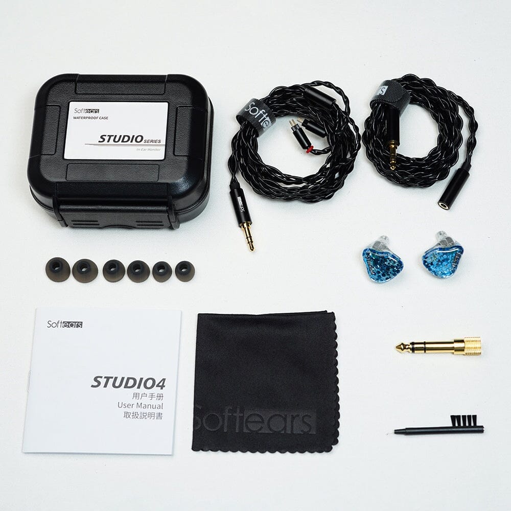 Softears Studio Series Studio4/Studio4 Starry Version 4 BA Drivers In-Ear Monitors HiFiGo