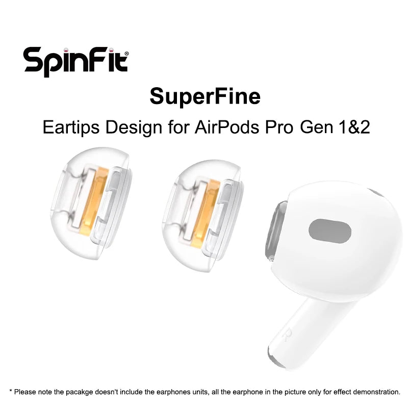 Spinfit SuperFine Cloud Comfort Earbud Tips for AirPods Pro 1&2 HiFiGo