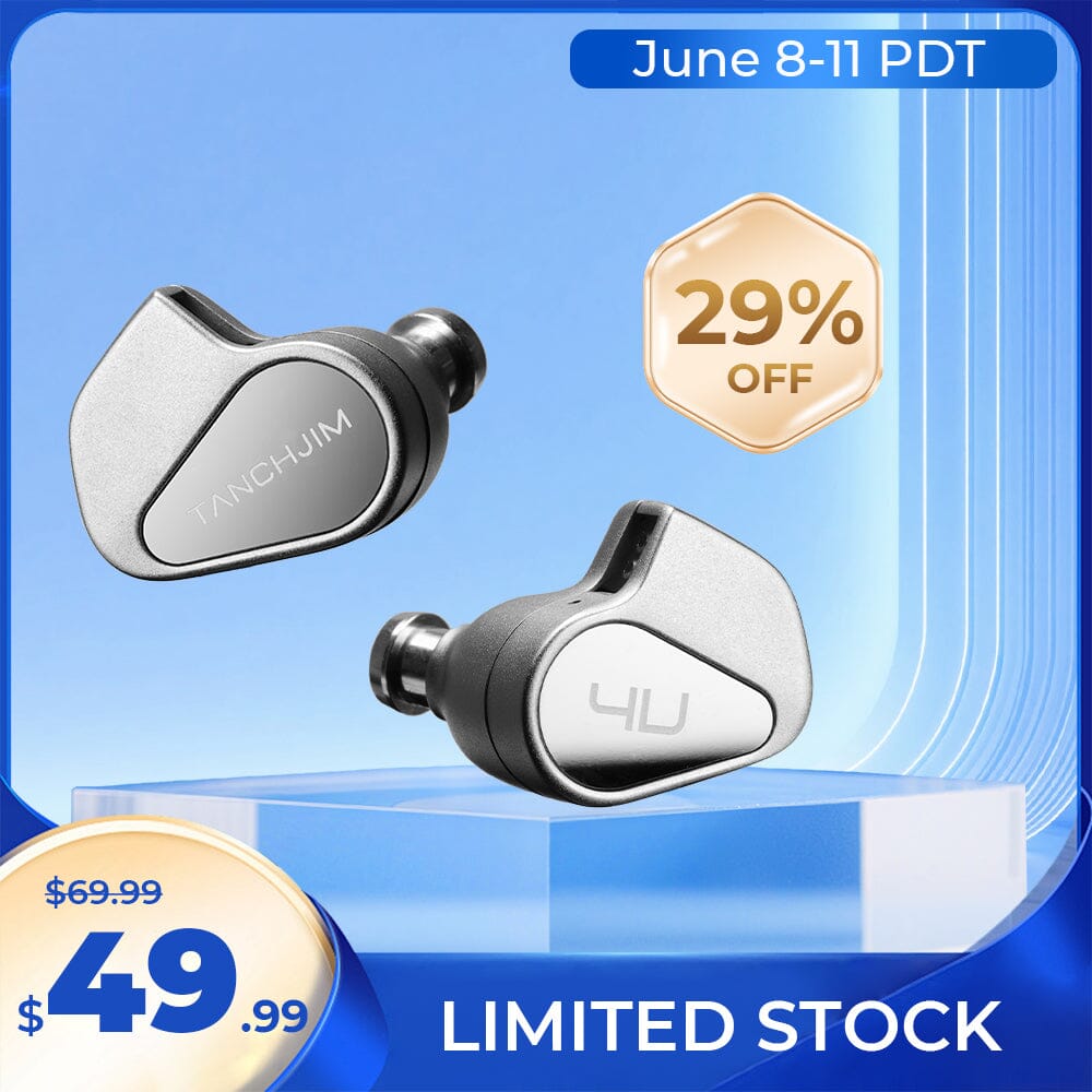 TANCHJIM 4U DMT-4 Ultra Double-chamber Dynamic Driver In-Ear Monitors TANCHJIM 4U