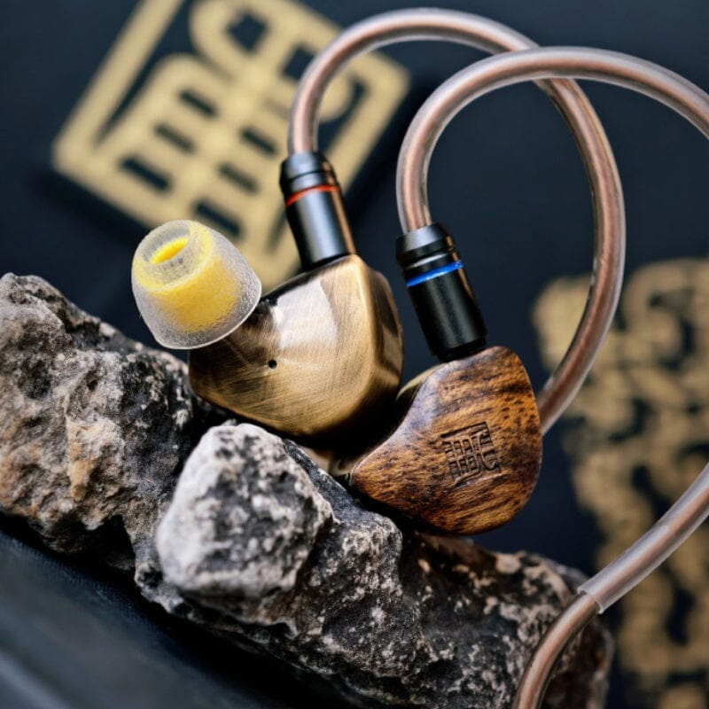 Tangzu FUDU VERSE II 木製プレート 1DD+2BA イヤホン TANGZU FUDU VERSE II / VERSE 2 1DD+2BA Hybrid Driver IEMs