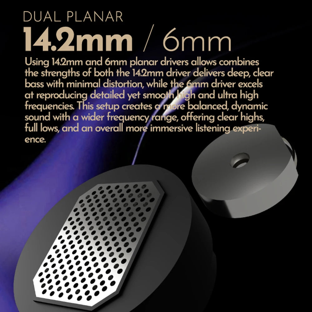 TANGZU Zetian Wu The Legend Dual Planar Drivers IEMs HiFiGo