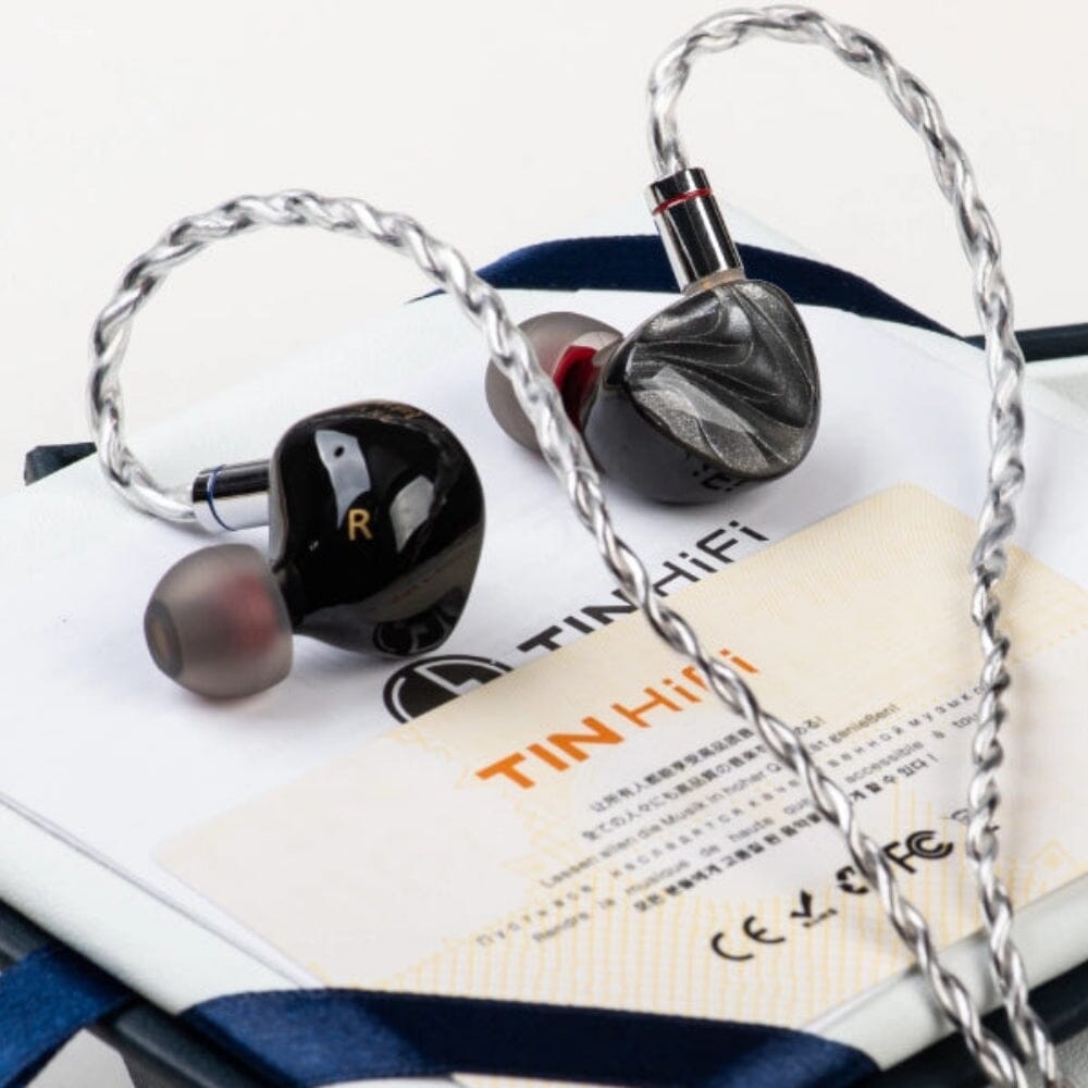 TinHiFi P1 MAX II Giant Panda 14.2MM Planar Magnetic Planar In-Ear Earphones HiFiGo P1 MAX II-Black