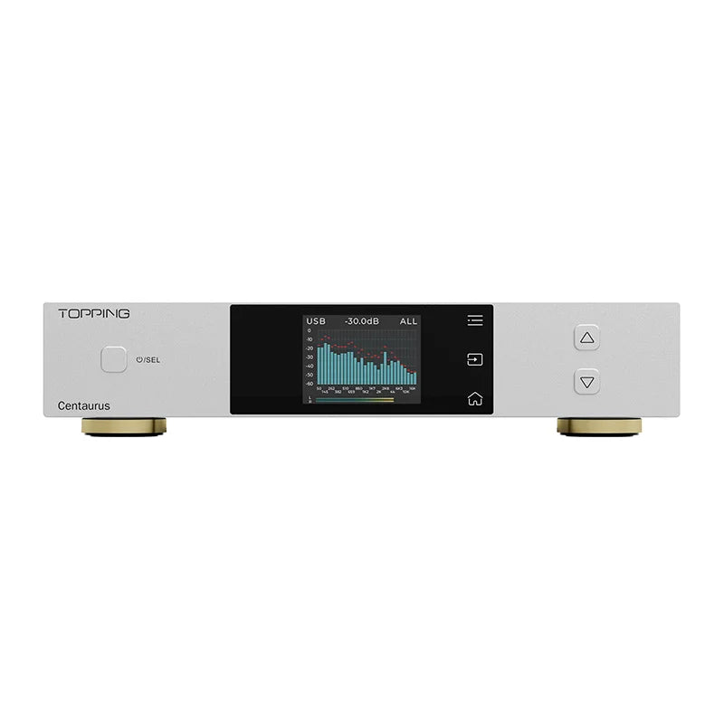 TOPPING Centaurus R2R Digital to Analog Convertor (DAC) HiFiGo Centaurus-Silver US plug