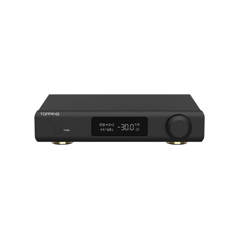 TOPPING D90III / D90 III SABRE Fully Balanced Dual ESS9039SPRO Bluetooth 5.1 HiFi DAC HiFiGo D90III SABRE- Black