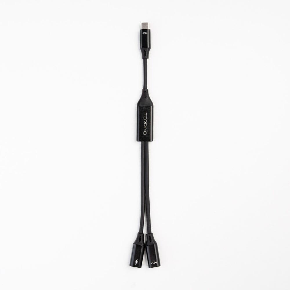 TOPPING TC-OTG-Y20 Type-c OTG Data & Power Splitter Cable TOPPING