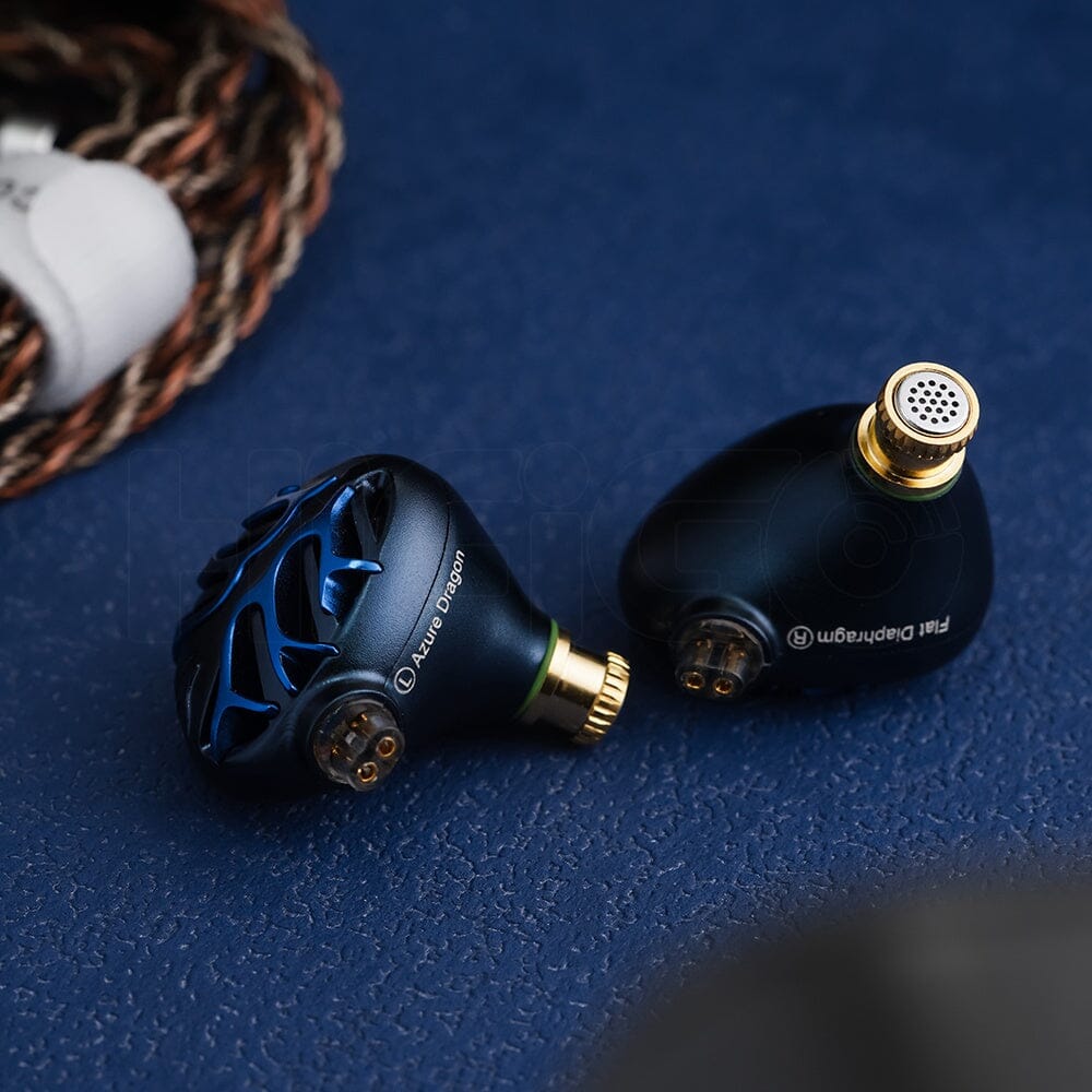 TRN Azure Dragon 14.6mm Second-Gen Flagship Planar Diaphragm Driver In-Ear Earphones HiFiGo