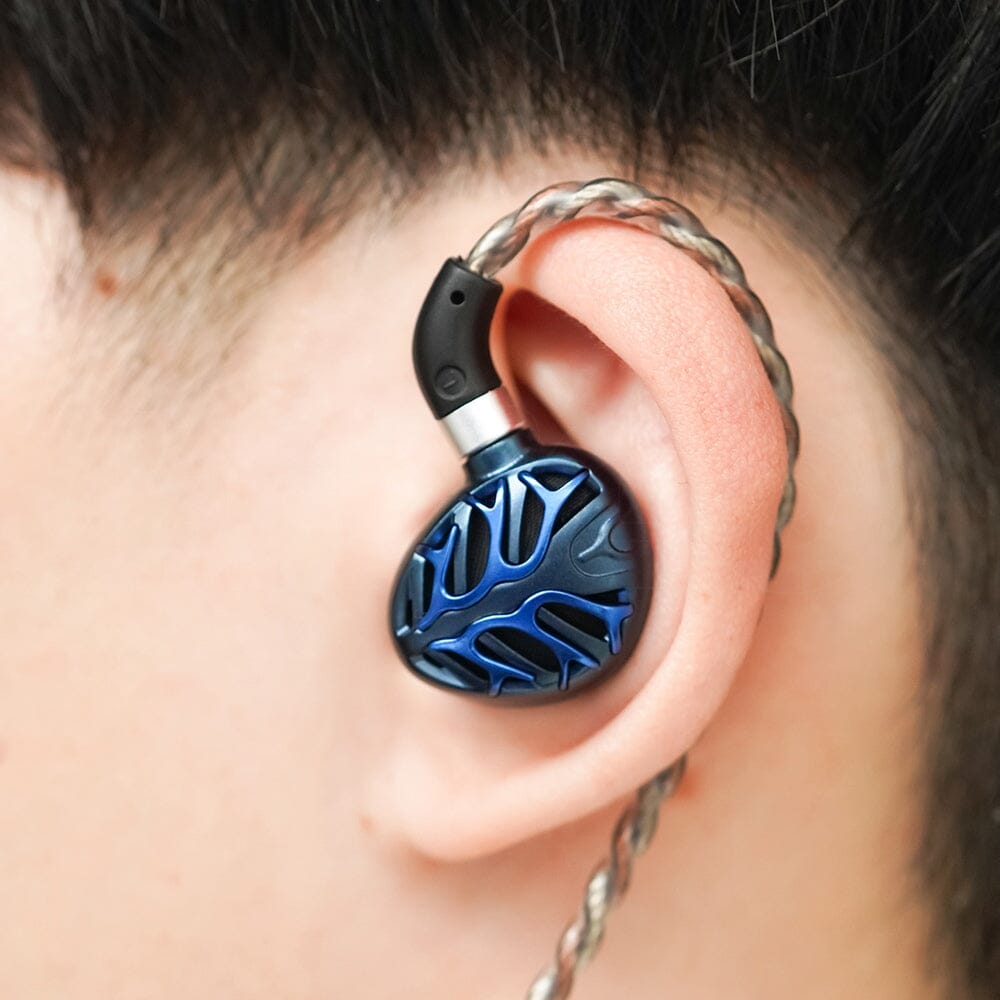 TRN Azure Dragon 14.6mm Second-Gen Flagship Planar Diaphragm Driver In-Ear Earphones HiFiGo