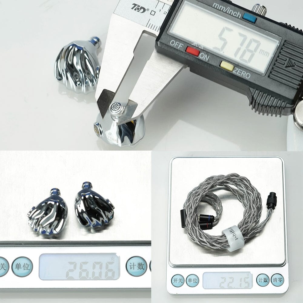 TRN Shell 3DD + 1 Planar Driver In-Ear Earphones HiFiGo