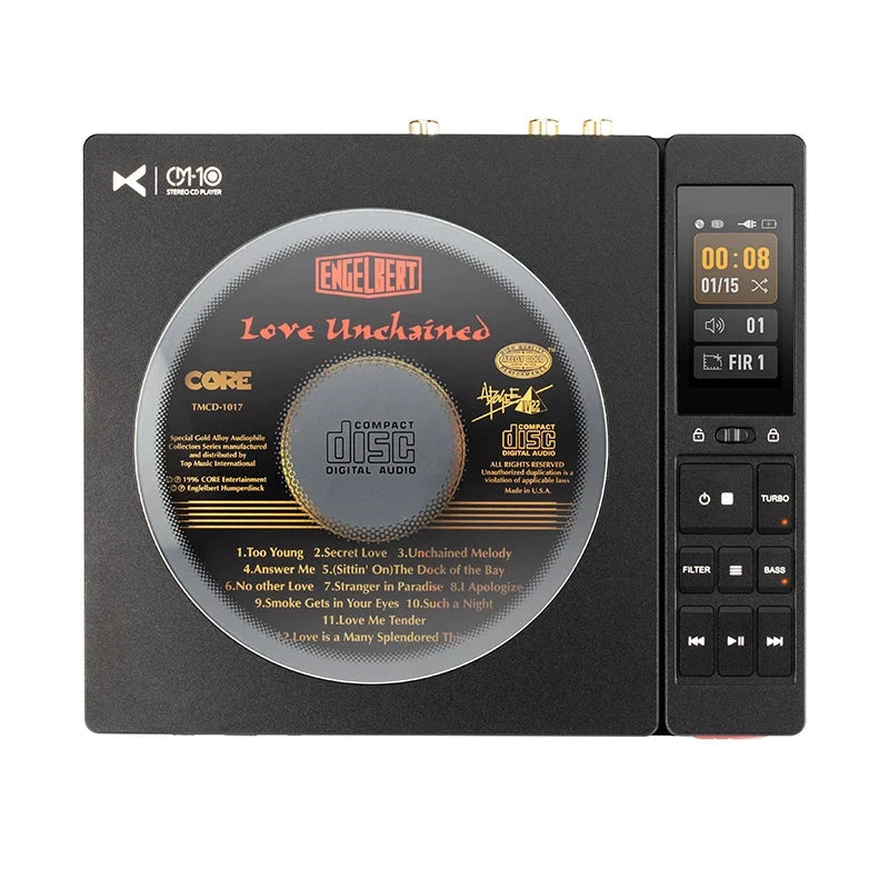 xDuoo CDM-10 / CDM10 Dual CS43198 Portable Tube CD Player xDuoo