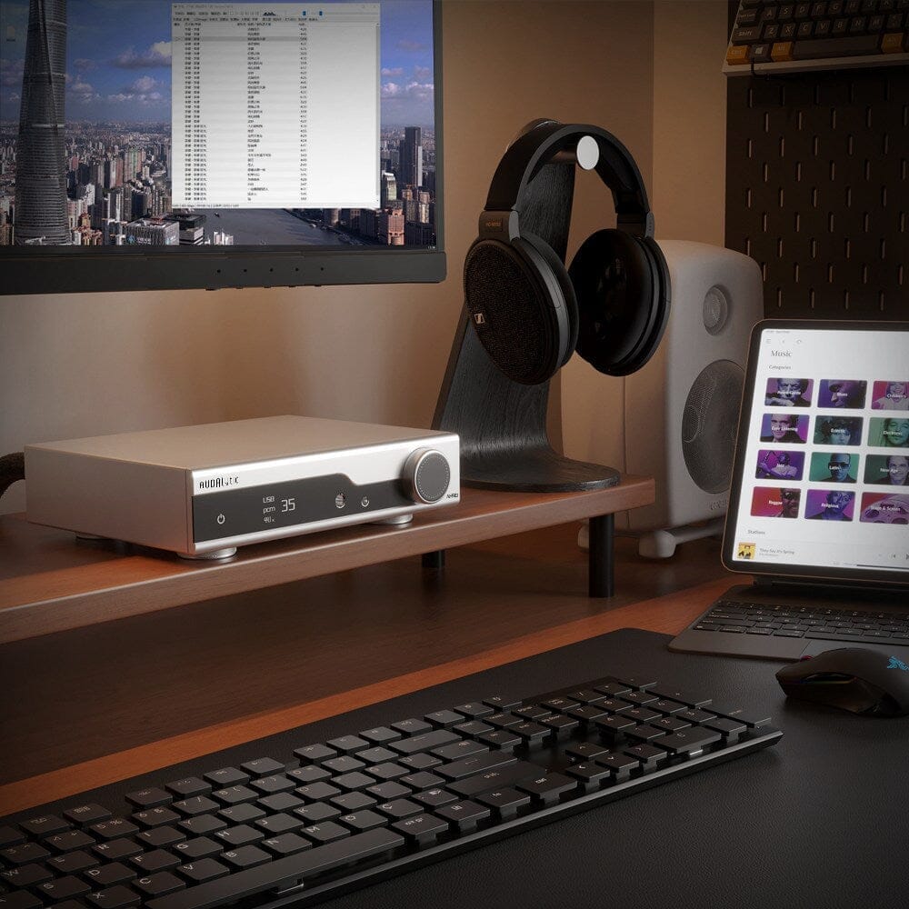 AUDALYTIC AH90 AK4191+AK4499EX Desktop Streamer & DAC & Headphone Amplifier HiFiGo