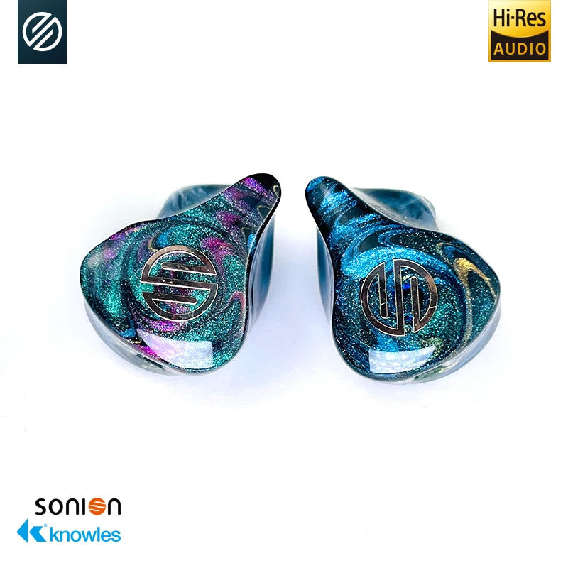 BGVP ArtMagic ED12 4EST+4BA+4DD Hybrid Drivers Hifi Music In-Ear Monitor HiFiGo