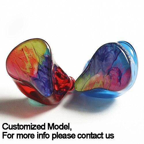 BGVP DM6 5BA In-Ear Earbuds Earphone MMCX Audiophile HiFi Monitor Support Costomized HiFiGo CIEM