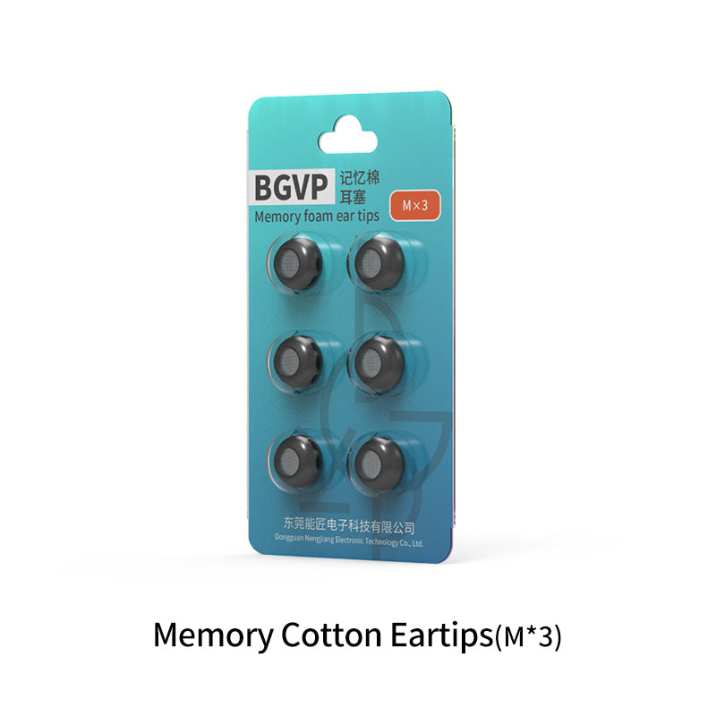 BGVP Memory Foam Eartips Accessories HiFiGo M / 3Pairs