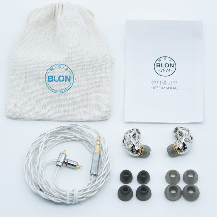 Blon BL-A8 Flagship Metal Hollow Earphone HiFiGo 