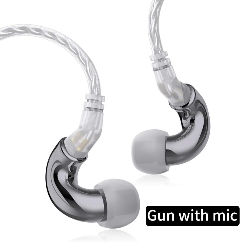 BLON BL mini 6mm Dynamic Driver In Ear Earphone IEM HiFiGo Gun with mic